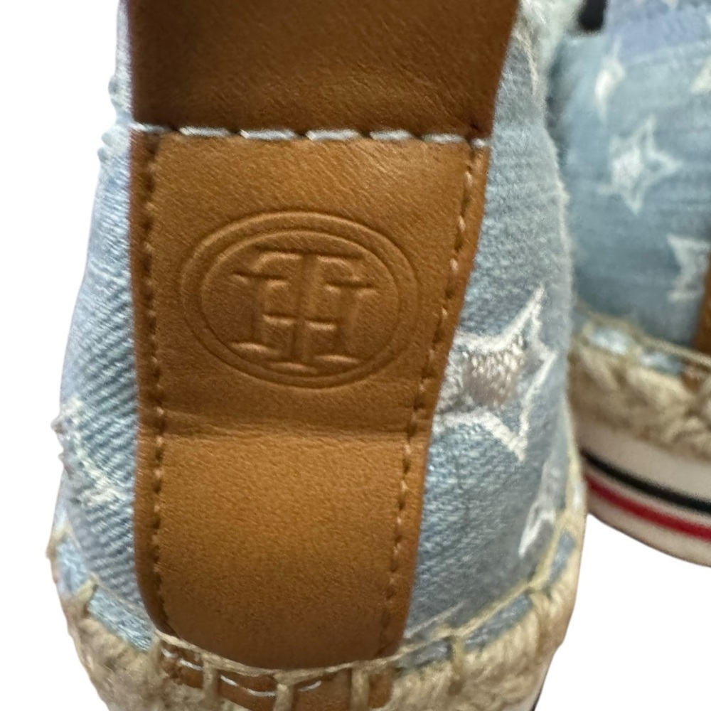 Tommy Hilfiger Denim Star Espadrille Slip On Shoes Womens 9.5 Casual Summer - Picture 3 of 7